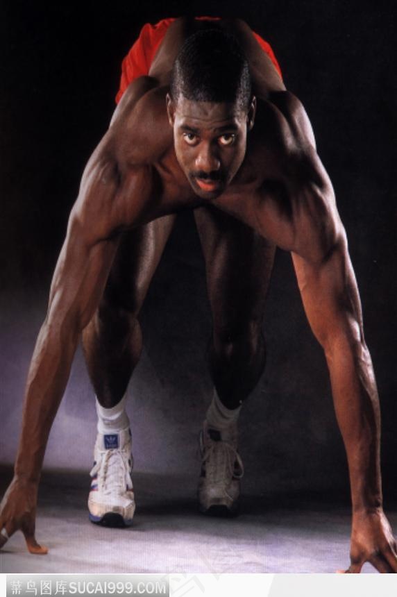 起跑标准动作展示