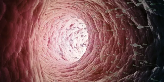 输卵管内游动的精子高清图片 输卵管内游动的精子高清图片