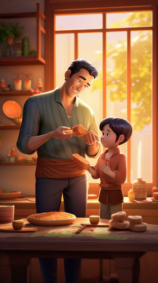 父亲 父亲节 温馨 坚强 爱护 关怀 教育 快乐 幸福 父爱