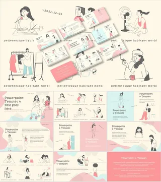 暖暖小日子小清新通用ppt模板