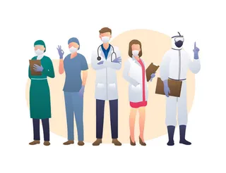 扁平化人物场景办公互联网等距ai矢量设计网页海报UI素材插画