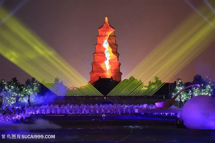 大雁塔灯光秀