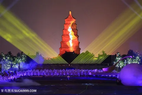 大雁塔灯光秀
