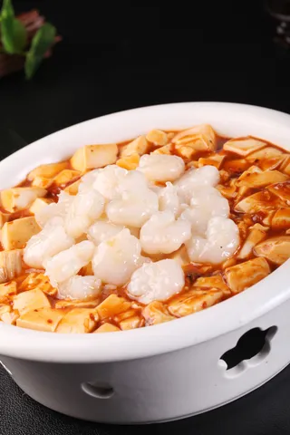 官府虾仁烧豆腐 (2)