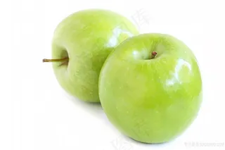 新鲜的青苹果高清图