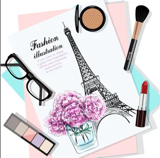 设计广告化妆品素材