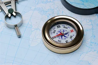 指南针特写图片