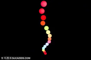 3D科技发光圆球炫酷PPT素材海报背景