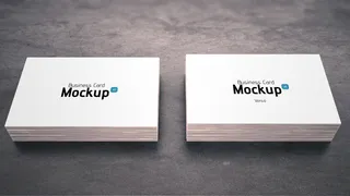 名片样机设计素材