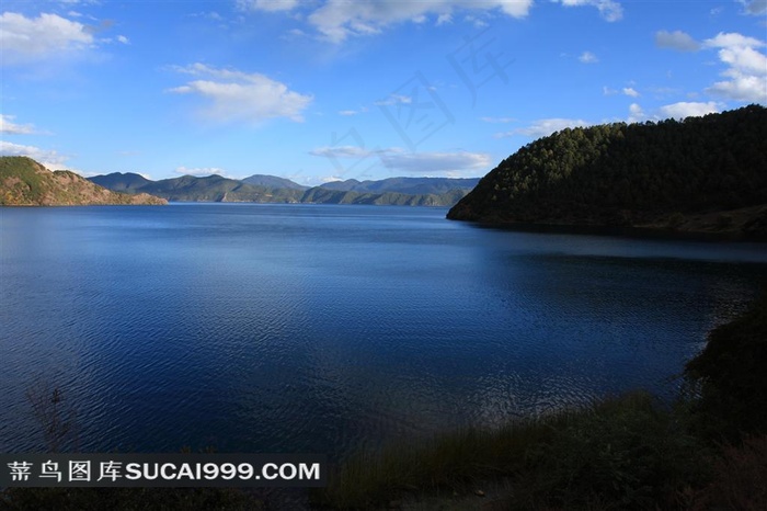 四川泸沽湖风景素材