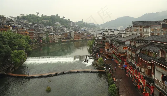 四川沱江风景素材