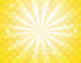 黄色波点光束背景图片