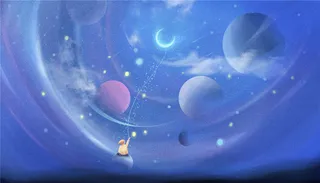 海浪与天空背景炫酷天空背景畅想