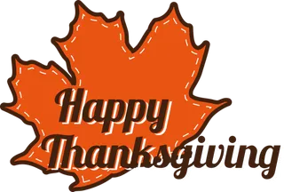 感恩节卡通简笔枫叶