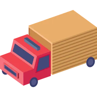 2.5D交通工具中型货车