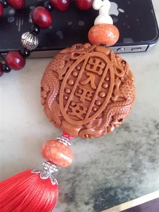 诸阁良品牌桃木貔貅车内挂件