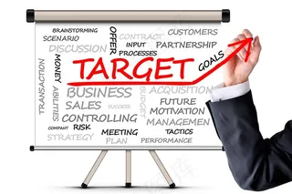 商务人士与目标高清图片