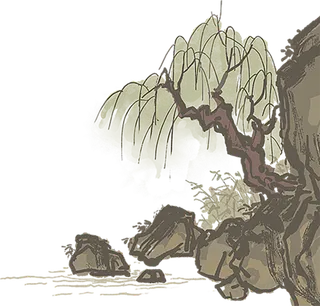 古风山水装饰素材免扣