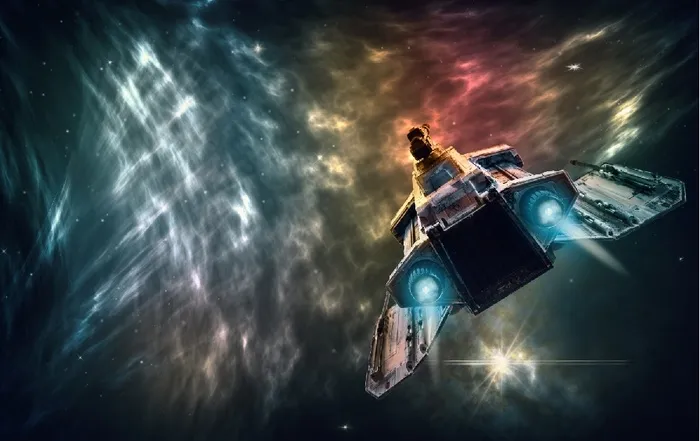 元宇宙世界风景背景墙