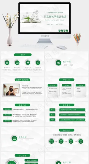 教师讲课PPT模板ppt模版
