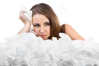 发烧感冒的人高清图片素材