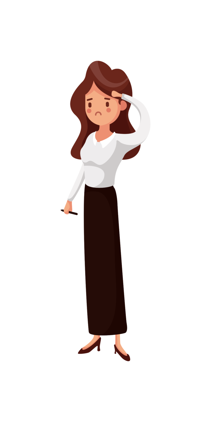 商务人士素材免扣手绘卡通