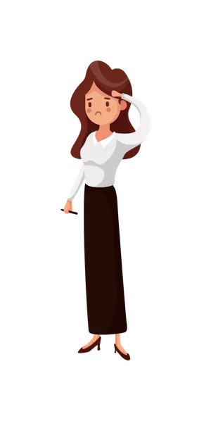 商务人士素材免扣手绘卡通