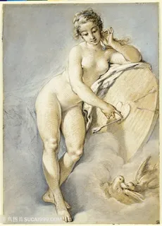 布歇油画裸体女性艺术挂画 布歇油画裸体女性艺术挂画