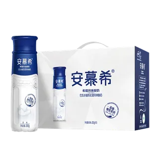 伊利安慕希8超市商品白底图免抠实物摄影png格式图片透明底