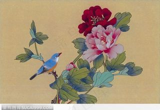 工笔画 芙蓉图