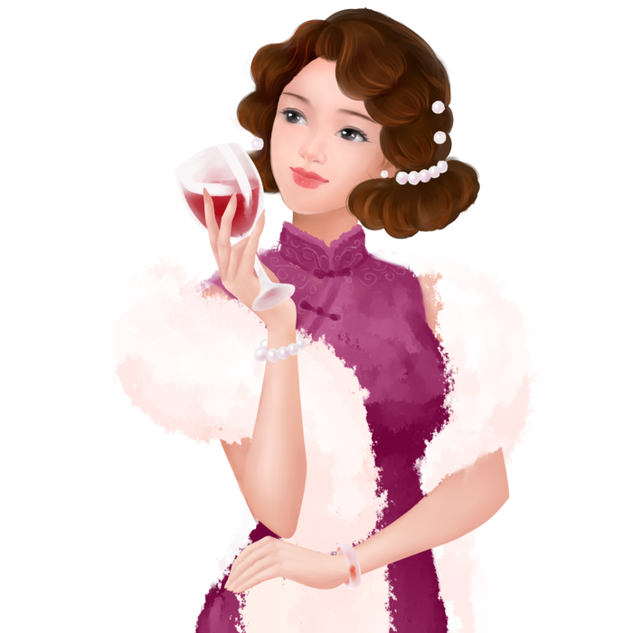 传统旗袍美女 (124)