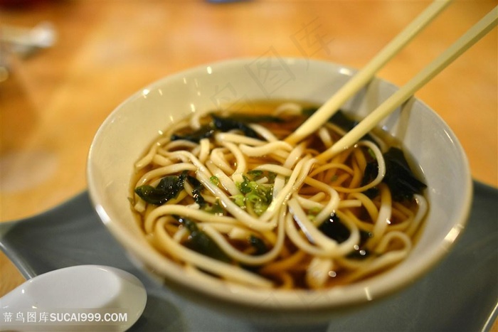 面条美食特写