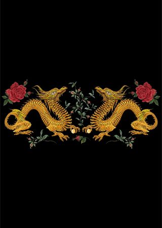 复古金龙 红玫瑰