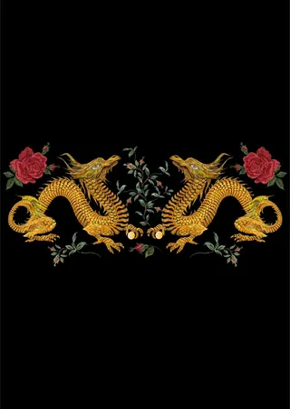 复古金龙 红玫瑰