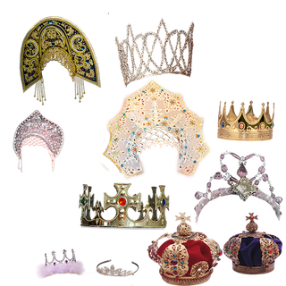 07免抠 设计 元素 素材 美丽 传统花纹 皇冠