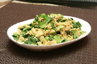 虾酱小白菜  15元