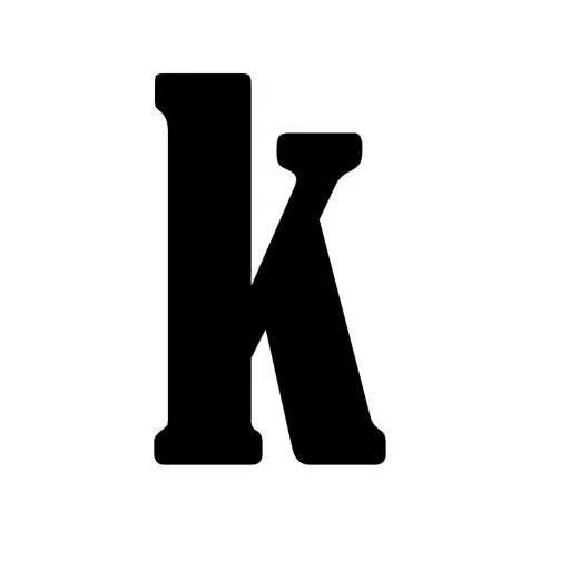 字母K PNG免抠(1500x1500)