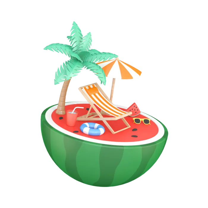 夏日西瓜素材