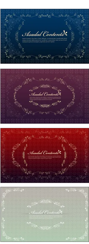 简约风古典名片海报边框图框插画插图素材AI矢量图 (72)