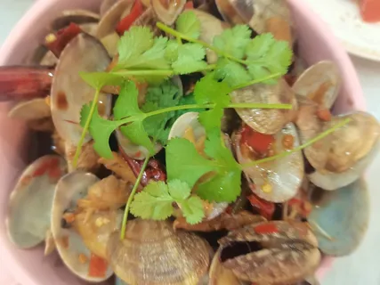 辣炒花甲泡椒花甲菜品菜谱实拍实物图片