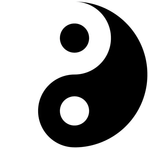 Yin and yang PNG免抠(1000x1000)
