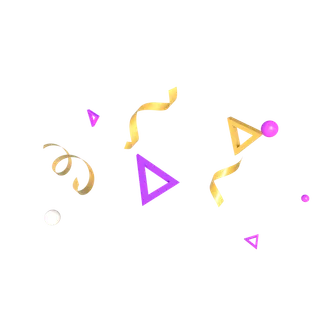 漂浮几何海报装饰电商C4D