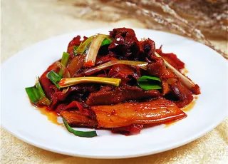 1009CS-0167灵芝菌炒回锅肉