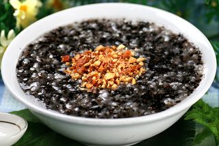 21  黑芝麻糯米粥-养生粥　　