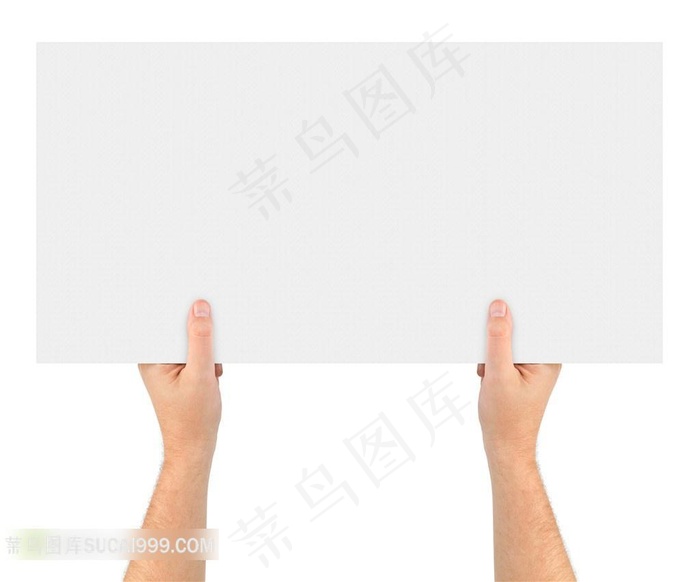 双手举纸牌手势