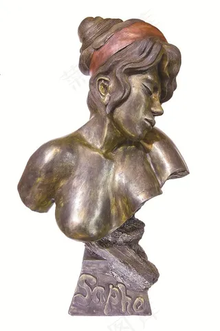 妇女巧克力造型