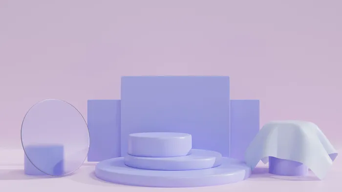电商产品3D立体背景图主图场景 