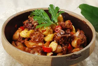 0911CC-112板粟老鸭煲