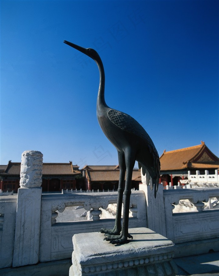 太和殿月台上铜鹤