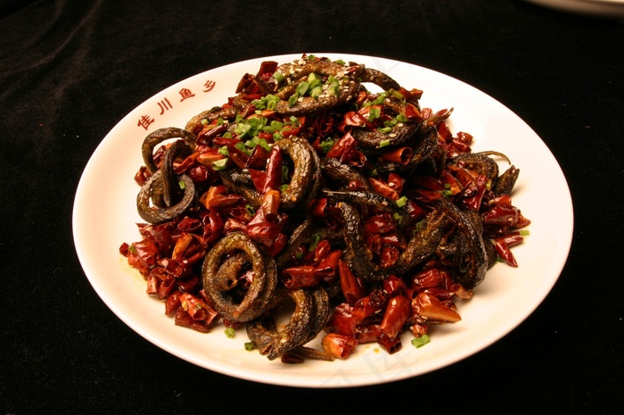 粤菜1600辣子盘龙鳝